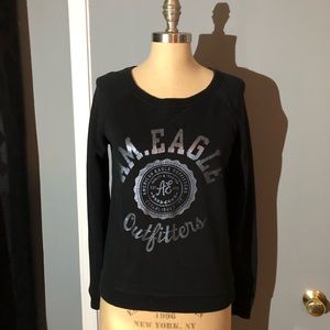 Black American Eagle Sweatshirt